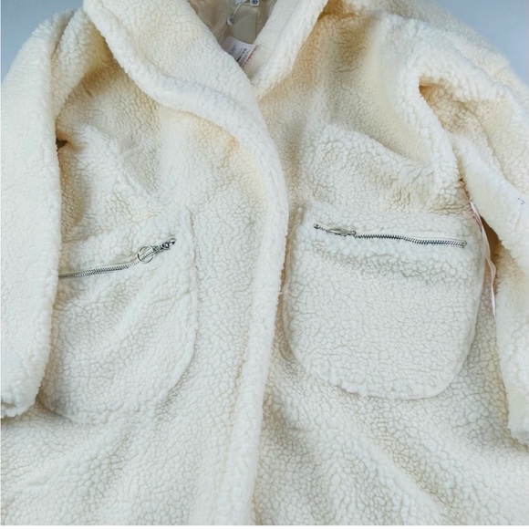 NWT TEDDYBEAR ZIP PATCH POCKET BORG CROMBIE - Picture 5 of 5